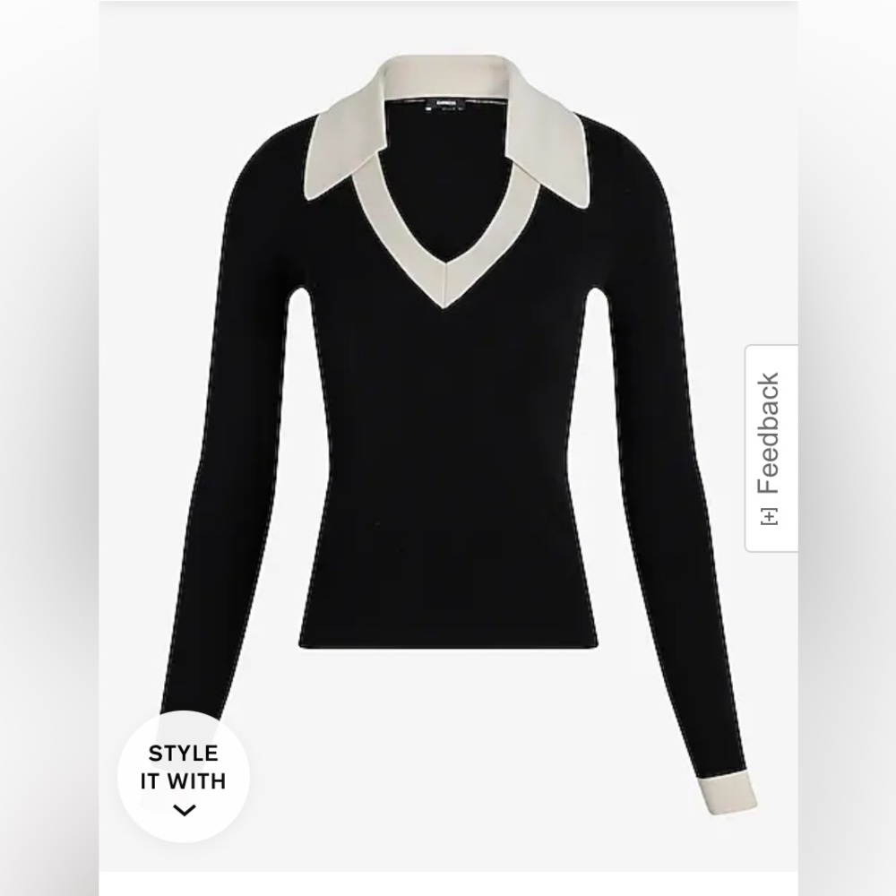 Brand new with tags Express black sweater
